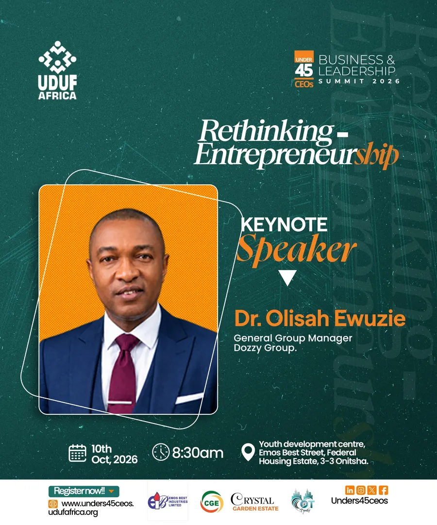 Olisiah Ewuzie — keynote speaker flyer